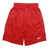 NIKE Mens Red Sports Shorts M W26 Athletic Gym Training