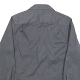 WRANGLER Mens Grey Shirt S Cotton Long Sleeve Casual Button Pocket Workwear