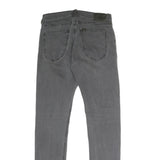 LEE Mens Slim Grey Denim Jeans W30 L33 Cotton Blend Zip Classic