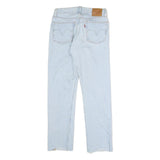 LEVI'S 501 Womens Jeans Blue Regular Straight Denim Light W28 L27 Classic Button