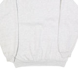 AU SPORTSWEAR Womens Grey 1/4 Zip V Neck Sweatshirt M Cotton Blend Pullover