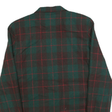 NORTON MCNAUGHTON Womens Green Brown & Red Checked Wool Blend Button Jacket S