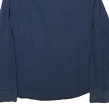 TIMBERLAND Mens Blue Crew Neck S Cotton Blend Pullover Sweatshirt Casual Wear