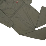 DICKIES Mens Green Cotton Regular Fit Dungarees M W40 L29 Workwear Utility