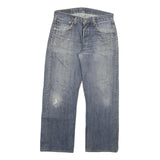 LEVI'S 501 Mens Blue Regular Straight Denim Medium W30 L27 Classic Button Fly