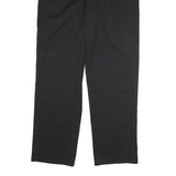 DICKIES Mens Black Classic Straight Trousers W40 L34 Workwear Zip Closure