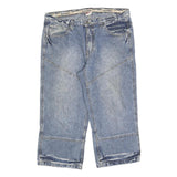 SOUTHERN Mens Denim Blue Casual Shorts XL W38 Cotton Blend Relaxed Fit