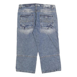 SOUTHERN Mens Denim Blue Casual Shorts XL W38 Cotton Blend Relaxed Fit