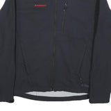 MAMMUT Womens Black Outdoor Jacket M Polyester Blend Zip Performance