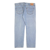 LEVI'S 505 Mens Jeans Blue Regular Straight Denim Light W38 L32 Classic Fit Zip