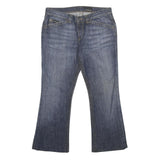 CALVIN KLEIN JEANS Womens Regular Blue Denim Bootcut Jeans W30 L25 Stylish