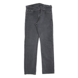 LEVI'S 514 Classic Mens Jeans Black Slim Straight Denim W30 L32 Classic Fit Zip