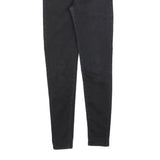 LEVI'S Womens Slim Black Jeans Denim W27 L30 Zip Cotton Blend Stylish