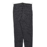 LEVI'S Womens Slim Black Jeans Denim W27 L30 Zip Cotton Blend Stylish