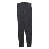 LEVI'S Womens Slim Black Jeans Denim W27 L30 Zip Cotton Blend Stylish