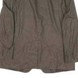 LAUREN RALPH LAUREN Mens Brown Wool Blend Blazer Jacket L Checked Stylish