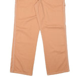 DICKIES Womens Cotton Blend Beige Regular Straight Trousers W33 L30 Workwear