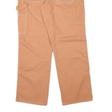 DICKIES Womens Cotton Blend Beige Regular Straight Trousers W33 L30 Workwear