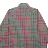 LEVI'S Mens Red & Green Check Shirt S Classic Cotton Blend Long Sleeve Button