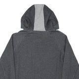 CHAMPION Mens Grey Full Zip Hoodie M Cotton Blend Athletic Sweatshirt with