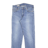 LEVI'S 511 BIG E Mens Slim Blue Denim Light W30 L32 Slim Fit Zip Jeans Authentic