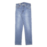 LEVI'S 511 BIG E Mens Slim Blue Denim Light W30 L32 Slim Fit Zip Jeans Authentic