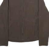 PATAGONIA Womens Brown Jacket S Polyester Plain Zip Outdoor Zip Up