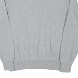 ELLESSE Mens Grey Cotton Blend Crew Neck Sweatshirt M Logo Print Pullover