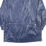 GALLERY Womens Blue Jacket M Polyester Blend Plain Zip Lightweight Casual