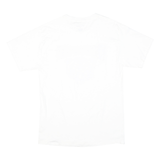 CHAMPION Mens White Graphic T-Shirt M Short Sleeve Crew Neck Cotton Blend Casual