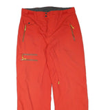 SCOTT Lined Mens Relaxed Red Polyester Blend Zip Trousers W35 L32 Outdoor