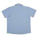 COLUMBIA Mens Blue & Black Check Shirt XL Outdoor Casual Button Front