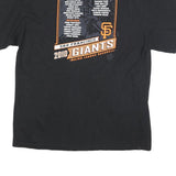 MAJESTIC Mens Black San Francisco Giants World Series 2010 Graphic T-Shirt XL