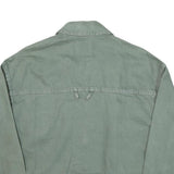 ZARA Womens Green Cotton Blend Button Jacket XS Casual Classic Style