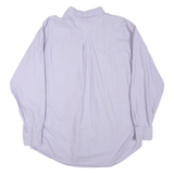 TOMMY HILFIGER Mens Purple Button-Down Oxford Shirt XL Classic Cotton Blend Long
