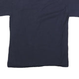 CHAMPION Mens Navy Blue Gonzaga Bulldogs Basketball Graphic T-Shirt M Short