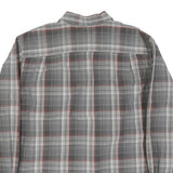 CARHARTT Mens Grey & Red Check Shirt XL Relaxed Fit Button Down Casual Workwear