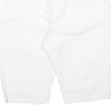 JACK WILLS Mens White Casual Cotton Blend Shorts L W36 Classic Fit Summer