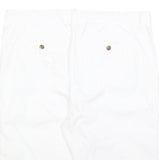 JACK WILLS Mens White Casual Cotton Blend Shorts L W36 Classic Fit Summer
