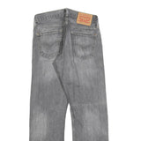LEVI'S 514 Classic Mens Jeans Grey Cotton Blend Zip W29 L30 Straight Classic