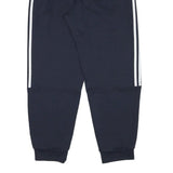 ADIDAS Mens Joggers Navy Blue & White Slim Tapered M W27 L28 Casual Activewear