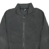 THE NORTH FACE Mens Black Jacket S Polyester Blend Fleece Zip Collar Casual