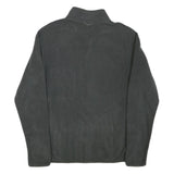 THE NORTH FACE Mens Black Jacket S Polyester Blend Fleece Zip Collar Casual