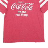 COCA COLA Mens Red Short Sleeve Crew Neck Graphic T-Shirt L
