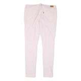 LEVI'S Womens Cotton Blend Pink Slim Skinny Trousers W34 L31 Stylish Fit Zip