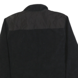 CALVIN KLEIN Womens Black Jacket L Polyester Zip Plain Classic Casual Outerwear