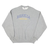 JERZEES Mens Grey Benicia Wrestling Crew Neck 2XL Cotton Blend Sweatshirt