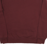 CALVIN KLEIN Mens Maroon Crew Neck M Cotton Blend Sweatshirt Pullover