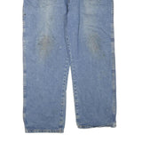 DICKIES Mens Regular Fit Blue Denim Jeans W42 L28 Classic Cotton Blend Zip