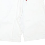 LEVI'S Mens Shorts White Cotton Blend Casual 2XL W38 Stylish Comfortable